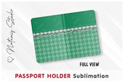 2 Trendy Fashion patterns - Passport Holder sublimation. Product Image 6