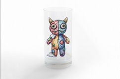 Horns Stitched Goblin Doll Halloween Voodoo PNG Cute Product Image 3
