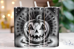 Halloween Pumpkin Tumbler Wrap | Sublimation | Tumblers Product Image 1