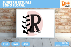 Sunfern Rituals Boho Floral Monogram Product Image 1