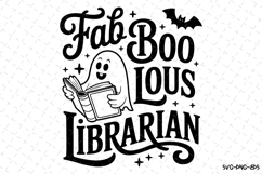 Fab Boo Lous Librarian Svg | Halloween Svg | Svg Cut Files Product Image 1