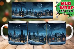 Christmas Winter Glow MUG Wrap 11oz 15oz Product Image 1