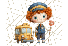 Cute Career Clipart Watercolor Professions Clip Art for Kids Product Image 4
