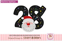 Christmas Santa Numbers machine embroidery bundle 2312V Product Image 5