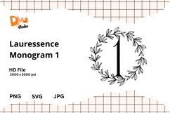 Lauressence Monogram Product Image 1