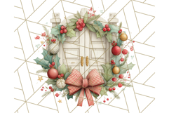 Cozy Christmas Clipart, Santa and Friends PNG Graphics Product Image 4