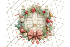 Cozy Christmas Clipart, Santa and Friends PNG Graphics Product Image 4