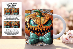 Sophisticated 15oz Png Mug Wrap , Cute Pumpkin Product Image 1