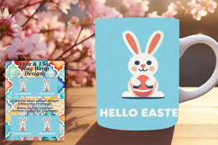 Fun 15oz Mug Wrap Png Artwork , Easter Bunny Product Image 1