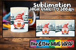 Charming whispers 11oz 15oz sublimation wrap, Gnomes Product Image 1