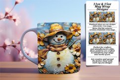 Beachy Snowman Scenes: 11oz/15oz Tropical Wraps Product Image 1