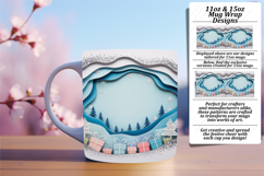 Gorgeous 15oz Mug Wrap Png Template , Christmas Product Image 1