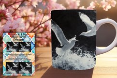 Seasonal Bird Sublimation Mug Wraps Product Image 1