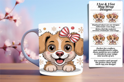 Luxurious 11oz Mug Wrap Png Design , Cute Christmas Product Image 1