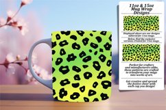 Stylish Glittery Leopard Print Mug Wrap 11oz/15oz Design Product Image 1