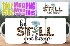 Cozy afternoons sublimation mug wrap, Christian Product Image 1