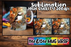 Radiant evenings 11oz 15oz sublimation wrap, 3D Bird Product Image 1