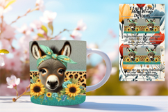 Inspirational 11oz Mug Wrap Png Artwork , Cute Animals Product Image 1