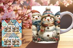 Gingerbread Man Holiday Design 11oz/15oz Mug Wrap Product Image 1