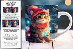 Merry Kitty Mug Sublimation: 11oz/15oz Product Image 1