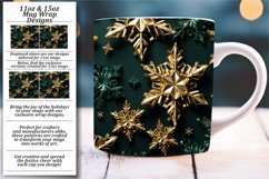 Festive Flakes Galore: Snowflakes Sublimation Showcase Product Image 1