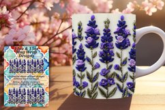 Blossoming Spring Flower Mug Wrap - Sublimation 11oz 15oz Product Image 1