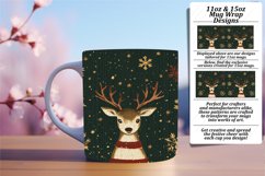 Artful 11oz Mug Wrap Png Template , Holiday Product Image 1