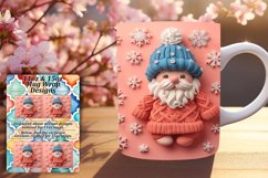 Holiday 3D Santa Claus Sublimation Wrap for 11oz 15oz Mug Product Image 1