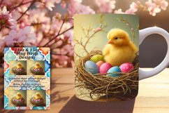 Colorful Easter Mug Wraps - Sublimation Art Product Image 1