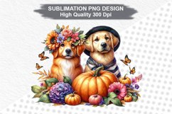 Halloween Dog - Halloween clipart Sublimation PNG Design Product Image 1
