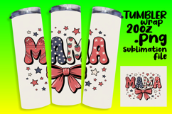 ELEGANT PNG for 20oz Tumbler , Mama Product Image 1