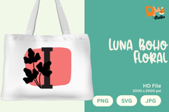 Luna Boho Floral Monogram Product Image 1