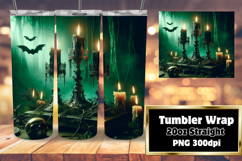 Sublimation Excellence for 20oz Tumbler , Horror Halloween Product Image 1