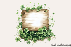 St Patricks Day Signs Clipart PNG Product Image 1