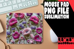 Blossom Burst: Sublimation Mouse Pad Design Product Image 1
