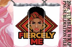 Joyful heart 20oz tumbler wrap, Black Woman Product Image 1