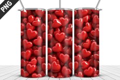 Valentines Love Skinny Tumbler PNG Wrap| Valentines Tumbler Product Image 5