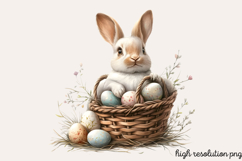 Rustic Easter Day Sublimation PNG Product Image 1