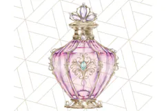 Perfume Bottle PNG Clipart Luxury Fragrance Graphic Clip Art Product Image 4