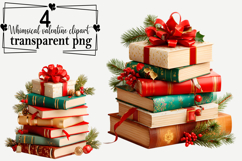 Whimsical Valentine Clipart Watercolor PNG Product Image 1
