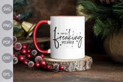 I Am Freaking Merry SVG Design Product Image 1