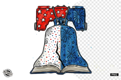 4th of July Books Reading Clipart Product Image 1
