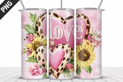 Lovely Hearts Tumbler Design | Valentine's Day Tumbler Wrap Product Image 5