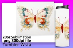 Fantasy Butterfly Embroidered Tumbler Look Product Image 1