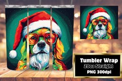 Holiday 3D Vibrant Christmas Tumbler Wrap 20oz Product Image 1