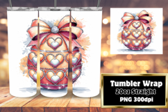 GORGEOUS 20oz Sublimation Template , Easter Egg Product Image 1