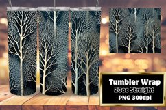 Holiday Cheer Tumbler Wrap - Christmas Tree Design 20oz Product Image 1