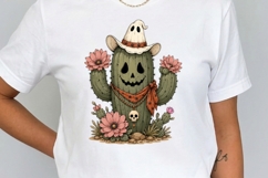 Western Gothic Cowboy Halloween Clipart | Spooky Western PNG Product Image 3
