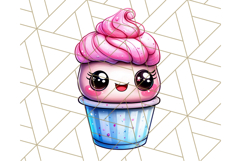 Sweet Treat Face PNG Clipart, Cute Kawaii Dessert Art Png Product Image 4
