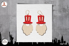 Patriotic Earrings Laser Cut Bundle | Jewerly | SVG Product Image 2